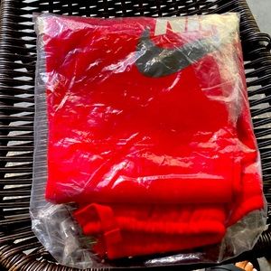Red Nike Sweat Pants